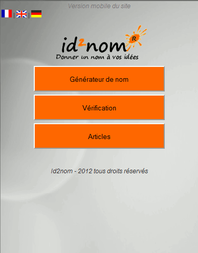 id2nom smartphone